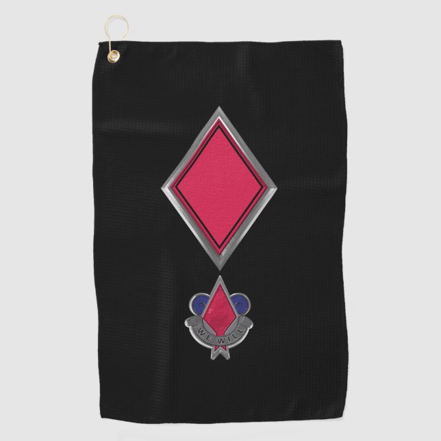 5th Infanterie Division Angepasste Patchinsignien Golfhandtuch (Vorderseite)