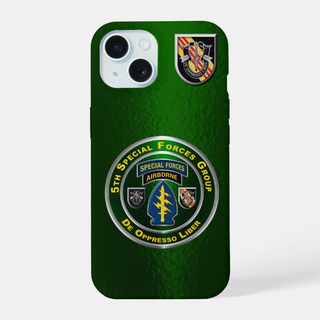 5th Special Forces Group iPhone 15 Hülle (Rückseite)