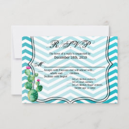 5x3,5 R.S.V.P. Karte Boho Cacti Cactus Succulent B