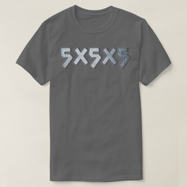 5x5x5 T-Shirt (Design vorne)