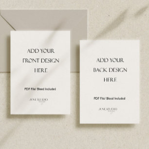 5x7" doppelseitiger Kartendruck Einladung