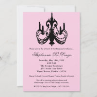 5x7 lustre doux 16 Anniversaire Partie Invitation