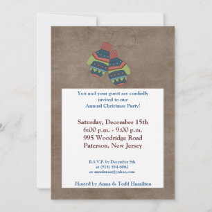 5x7 Recherche de gants d'hiver Invitation
