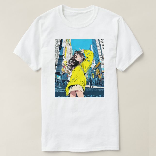 【6万人記念】寿司娘JK Tシャツ｜T-shirt GenerativeAI T-Shirt (Design vorne)