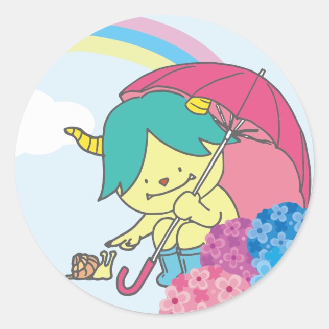 6月モンスターシール RUNDER AUFKLEBER (Vorderseite)