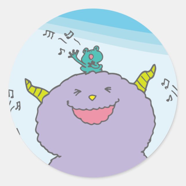 6月モンスターシール RUNDER AUFKLEBER (Vorderseite)