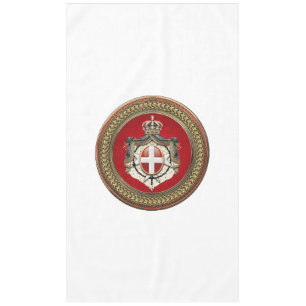 [600] Beschluss Maltas - SMOM-Wappen Tischdecke