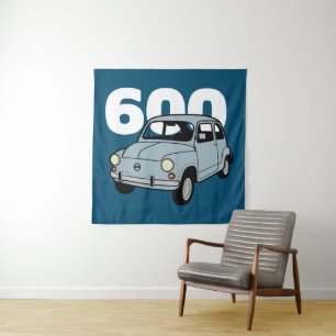 600 blau v2 wandteppich