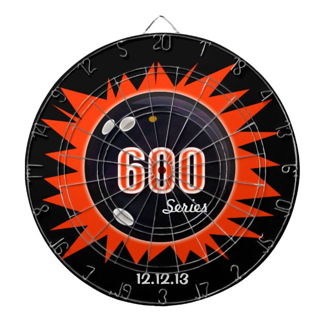 600 Bowling-Serie, mit Datum Dartscheibe (vorne)