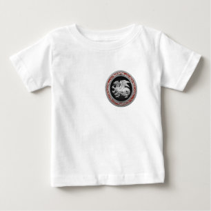 [600] Isländischer Drache, Landvættir [Silber] Baby T-shirt