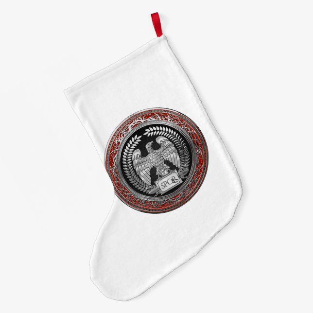 [600] Kaiseradler Silver Großer Weihnachtsstrumpf (Rückseite (Hängend))