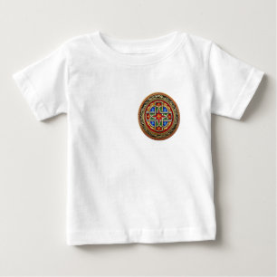 [600] Keltisches Kreuz [Gold+Email] Baby T-shirt