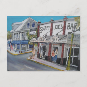 #600 Key West, Florida von BuddyDogArt Postkarte