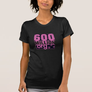 600 Million grundlegendes Frauen-T-Shirt T-Shirt