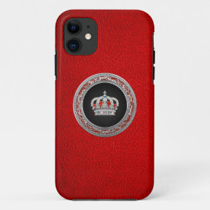[600] Prinzessin King-Queen Crown [Silver] iPhone 11 Hülle
