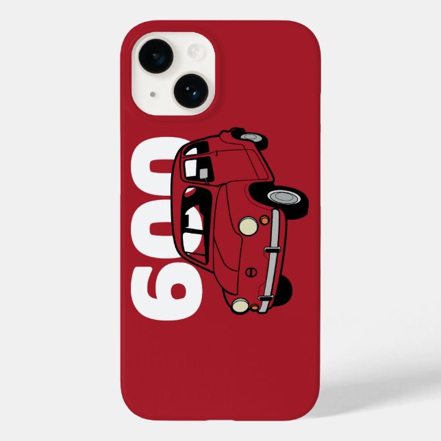 600 rot v2 Case-Mate iPhone 14 hülle (Rückseite)