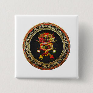 [600] Rote und Gelbe Drachen Button
