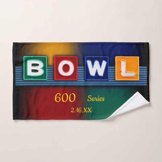 600 Série ou série de votre choix, Bowling (Serviette à main)