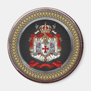 [600] Tempelwappen der Ritter Magnet