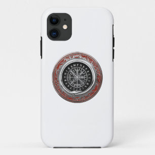 [600] Vegvisir - Viking Silver Magic Runic Compass Case-Mate iPhone Hülle