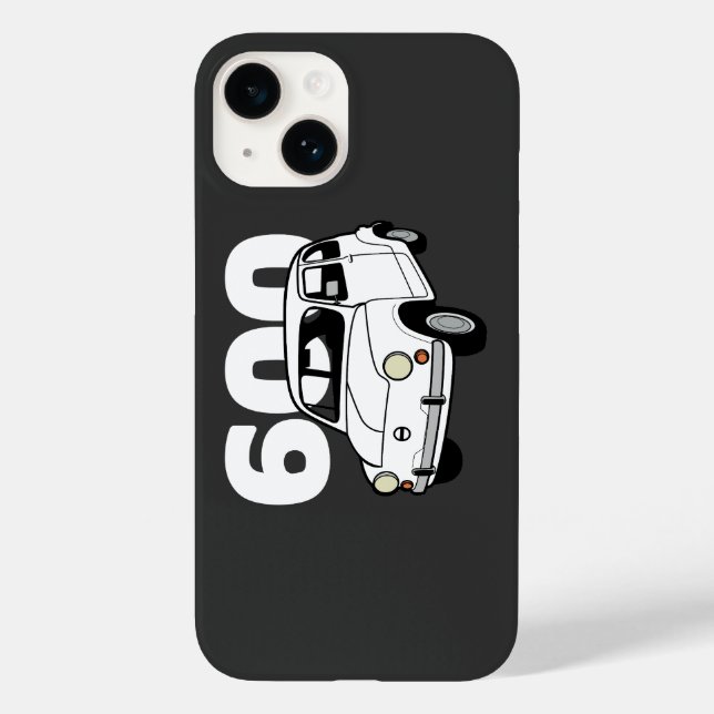 600 weiß v2 Case-Mate iPhone 14 hülle (Rückseite)