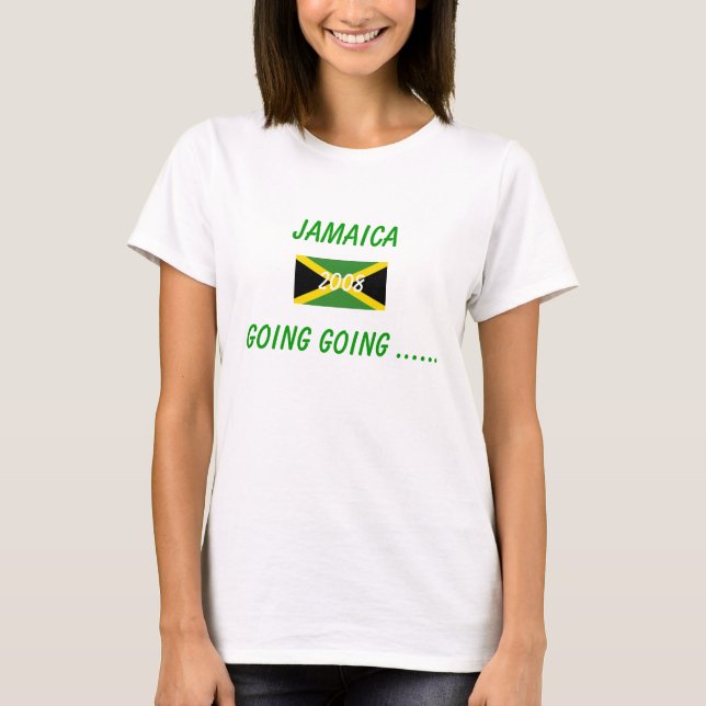 600px-Flag_of_Jamaica_svg, Jamaika, gehendes T-Shirt (Vorderseite)