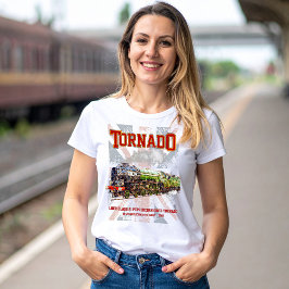 60163 Tornado Vintage Dampfzuglokomotive T-Shirt