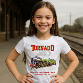 60163 Tornado Vintage Dampfzuglokomotive T-Shirt