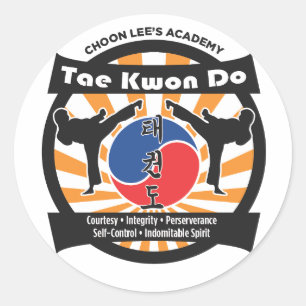 602 autocollants d'académie de Choon Lee