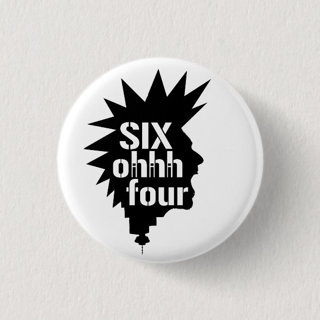 604 Oiii Knopf Button (Vorderseite)