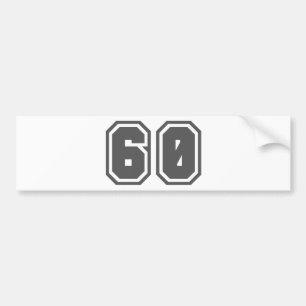 60 AUTOAUFKLEBER