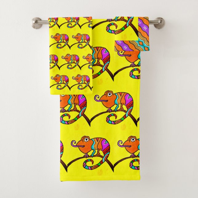 60 Chameleon Handtücher SET (Insitu)