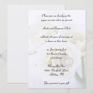 60. Diamant-Jubiläumsfeier Einladung