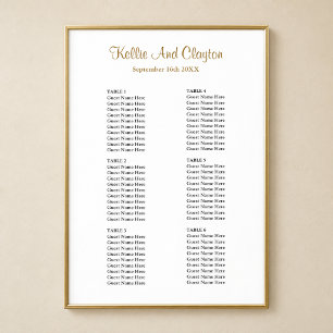 60 Einfache Hochzeit Sitzordnung Poster