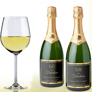 60 fabelhaftes schwarzes Gold elegantes Namensdatu