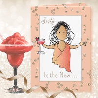 60 Fabulous Female Cartoon Margarita 60. Geburtsta