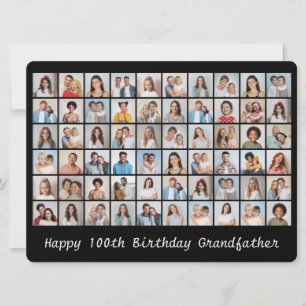 60 Foto-Collage: Geburtstagskarte mit beliebigem A