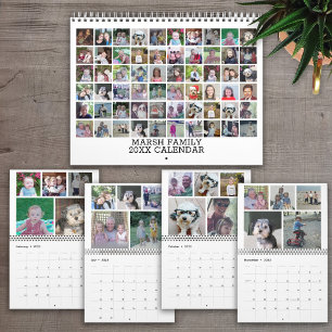 60 Foto Moderne Familien-Collage Kalender