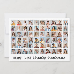 60 FotoCollage Fügen Sie einen beliebigen Namen un Karte
