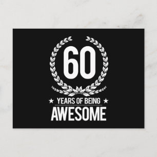 60. Geburtstag (60 Jahre Phantastisch) Postkarte