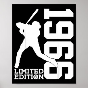 60. Geburtstag Baseball Limited Edition 1966 Poster