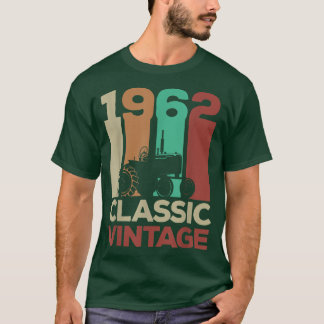 60. Geburtstag Bauer 1962 Retro Vintag T-Shirt