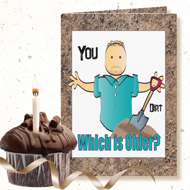 60. Geburtstag Funny Sprichwort Männlicher Cartoon Karte (Von Creator hochgeladen)