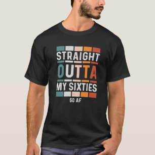 60. Geburtstag Funny Vintage T-Shirts direkt über