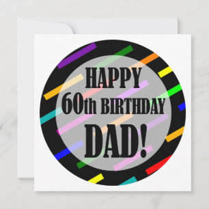 60. Geburtstag für Vater Karte