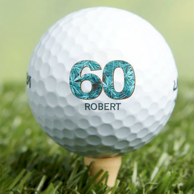 60. Geburtstag Golfbälle 60 Jahre Golfergeschenk (Von Creator hochgeladen)