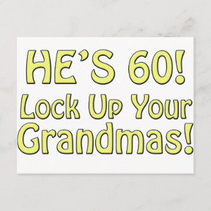 60. Geburtstag Karte