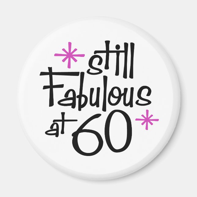 60. Geburtstag Magnet (Vorne)