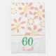 60. Geburtstag Motivierend Funny Foman Floral Geschirrtuch (Vertikal)