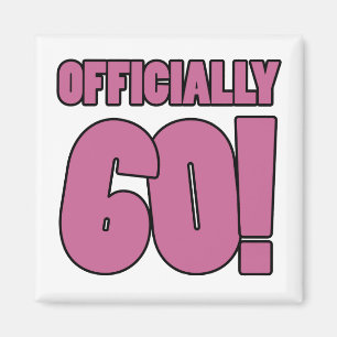 60. Geburtstag Spaß Magnet